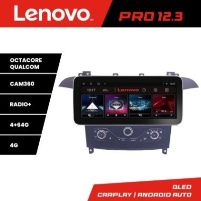 Navigatie Ford S-max 2006-2014 Lenovo Qled 12.3 inch Octa Core 4+64 360 DSP ADAS carplay android auto radio internet KIT-smax-navi+PRO-12.3-4+64 CarSt foto