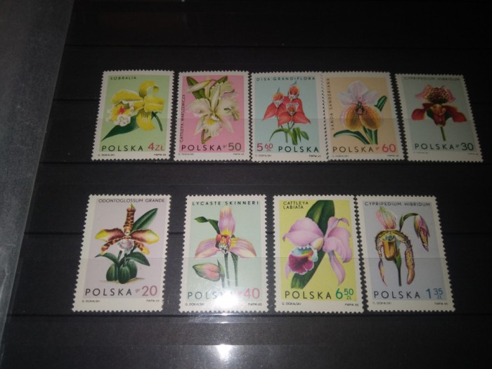 TIMBRE POLONIA FLORI 1965