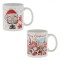 Set Cani Ceramice Craciun, Model Gnome, Multicolor, Capacitate 330 ml, 2 Bucăți