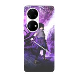 Husa compatibila cu Huawei Mate 40 Pro model Sasuke Uchiha Susano, Silicon, TPU, Viceversa, Transparent, Carcasa