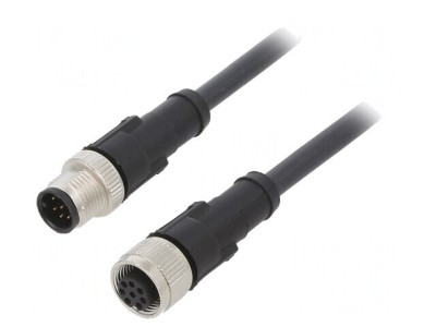 Cablu de Conectare M12 8 PIN 2m 30VAC 4A PUR foto
