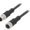 Cablu de Conectare M12 8 PIN 2m 30VAC 4A PUR