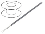 Cablu 1x2x22AWG ecranat Cu folie Al-PET PVC 152m