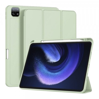 Husa pentru Xiaomi Pad 6 / 6 Pro, Techsuit, Flex Trifold, Verde Matcha foto
