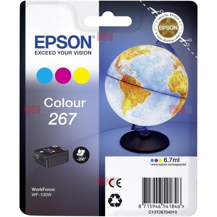 Cartus Original Epson 267 Color C13T26704010