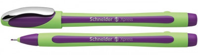 Liner Schneider Xpress, Rubber Grip, Varf Fetru 0.8mm - Violet foto