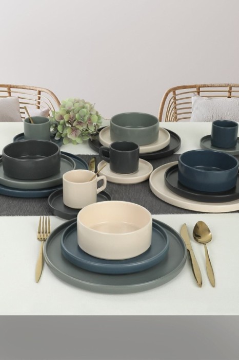 Keramika Set de vesela - River Stackable - 20 bucăți - 4 - Stoneware