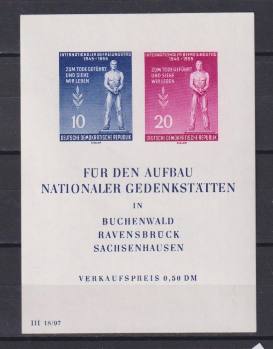 DDR 1955 BL.11 MNH