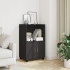 VidaXL Dulap cu roți, negru, 55x40x91 cm, lemn prelucrat 853183