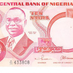M1 - Bancnota foarte veche - Nigeria - 10 naira - 2003
