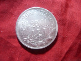 Moneda 25 000 lei 1946 Mihai I , argint , cal. F.Buna