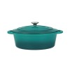 Oala Fonta Emailata 30cm, 4.2L KitchenServ, Gatit Rata, Cratita Fonta, Compatibila Plita Gaz/Electric/Cuptor