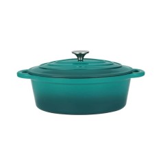Oala din Fonta Emailata pentru Gatit Rata 30 cm, 4,2 Litri Handy KitchenServ
