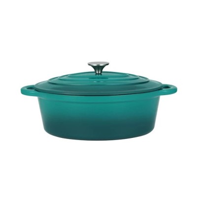 Oala din Fonta Emailata pentru Gatit Rata 30 cm, 4,2 Litri Handy KitchenServ foto