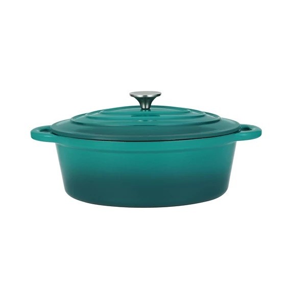 Oala din Fonta Emailata pentru Gatit Rata 30 cm, 4,2 Litri Handy KitchenServ
