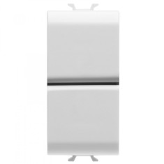 Intrerupator jaluzele interblocabil 1M Gewiss Chorus alb GW10141