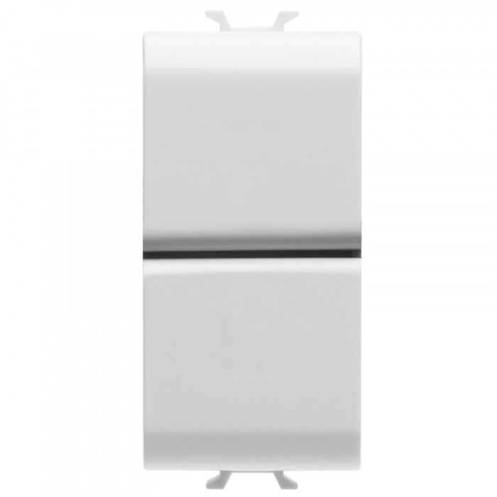 Intrerupator jaluzele interblocabil 1M Gewiss Chorus alb satinat MAT GW15141