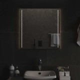 vidaXL Oglinda de baie cu LED, 60x60 cm