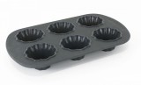 Forma silicon rigid pentru 6 muffin