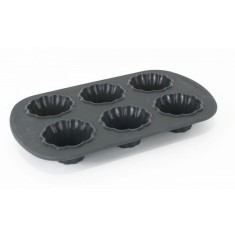 Forma silicon rigid pentru 6 muffin