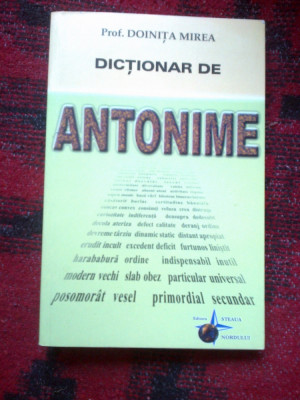 b2c Dictionar de antonime - Doinita Mirea foto