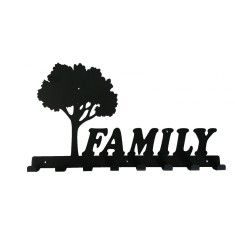 Cuier metalic Copacul familiei 8 agatatoare