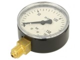 Manometru 0-160bar 63mm Lichide și Gaze Inerte