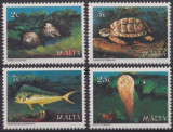 Malta 1979 - Fauna marina, serie neuzata