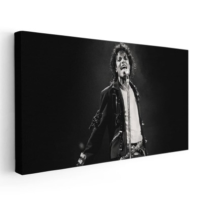 Tablou afis Michael Jackson cantaret 2351 Tablou canvas pe panza CU RAMA 40x80 cm foto