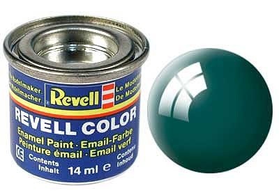 Verde marin lucios RAL 6005, vopsea email 14 ml
