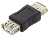 Adaptor USB 2.0 DELOCK 65012, USB A soclu dublu, conectare ambele părți