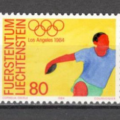 Liechtenstein.1984 Olimpiada de vara LOS ANGELES SL.163