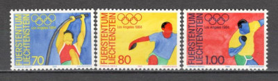 Liechtenstein.1984 Olimpiada de vara LOS ANGELES SL.163 foto
