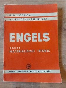 Despre materialismul istoric Engels foto