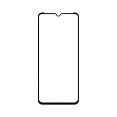 Folie Protectie Ecran OEM pentru Samsung Galaxy A12 A125, Sticla Flexibila, Full Face, Full Glue, 5D, Neagra