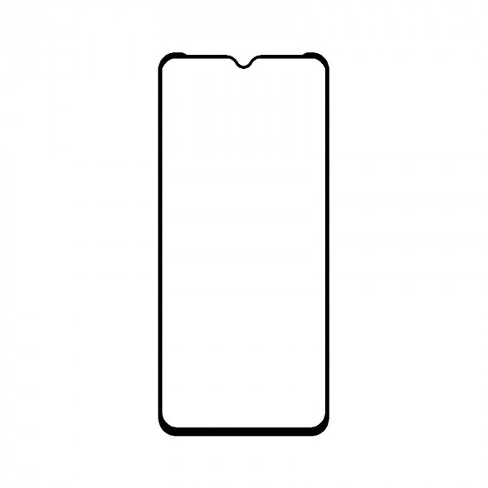 Folie Protectie Ecran OEM pentru Samsung Galaxy A42 5G, Sticla securizata, Full Face, Full Glue, 6D, Neagra