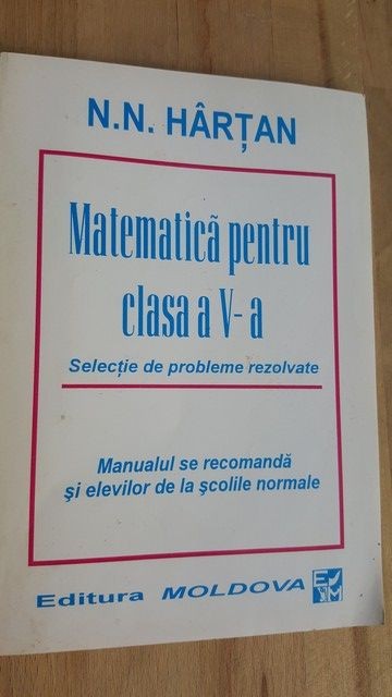 Matematica pentru clasa a V-a- N.N. Hartan