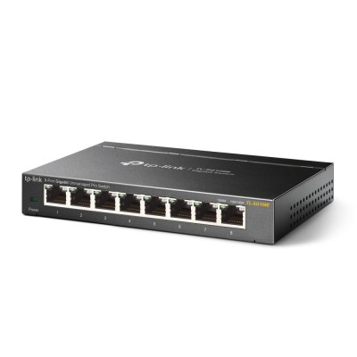TP-Link TL-SG108E switch-uri Gestionate L2 Gigabit Ethernet (10/100/1000) Negru foto