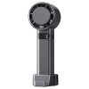 Ventilator Portabil Techsuit F83, 4800mAh, Gri - Mini Ventilator Reincarcabil USB, Ideal Birou/Acasa