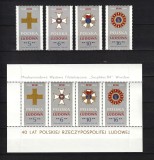 Polonia, 1984 | 45 ani Rep. Populară - Decoraţii - Expo Socphilex | MNH | aph, Militar, Nestampilat