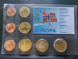 Set Euro - Probe - Norvegia 2004 , 8 monede, Europa