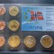Set Euro - Probe - Norvegia 2004 , 8 monede