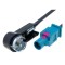 Adaptor antena radio auto FAKRA tata la ISO DIN tata 90 grade 4CarMedia ZRS-GOLFV-ISO