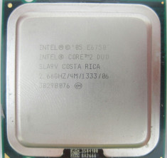 Procesor PC SH Intel Core 2 Duo E6750 SLA9V 2.66Ghz 4M LGA 775 foto