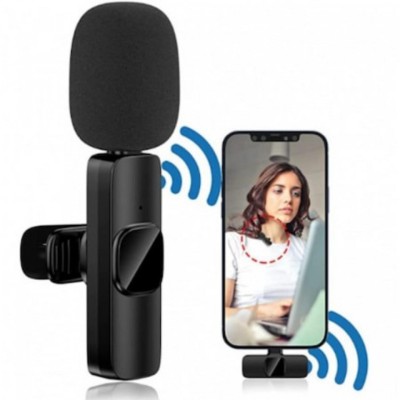 Microfon / Lavaliera Wireless cu Clip si Receptor foto