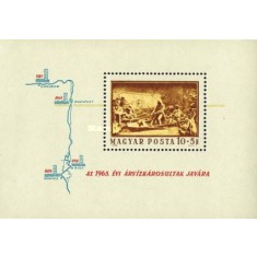 Ungaria 1965 - Ajutor pentru inundații, colita neuzata