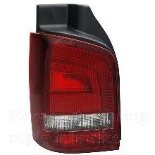 Stop spate lampa VW Transporter/Multivan (T5), 10.2009-2015, Caravelle, Multivan, partea Stanga, P21/5W+P21W+PY21W+R10W; rosu-alb, fumuriu; fara socl foto