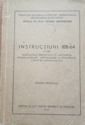 Instructiuni Pentru Masurarea Debitului Cu Ajutorul Diafragmelor Ajutajelor foto