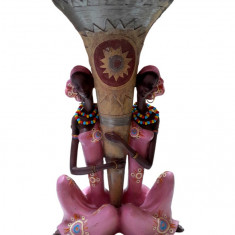 Statueta decorativa, Vaza Africana, 30 cm, LP009