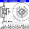 Disc frana RENAULT MEGANE I Break (KA0/1) (1999 - 2003) ATE 24.0111-0166.2